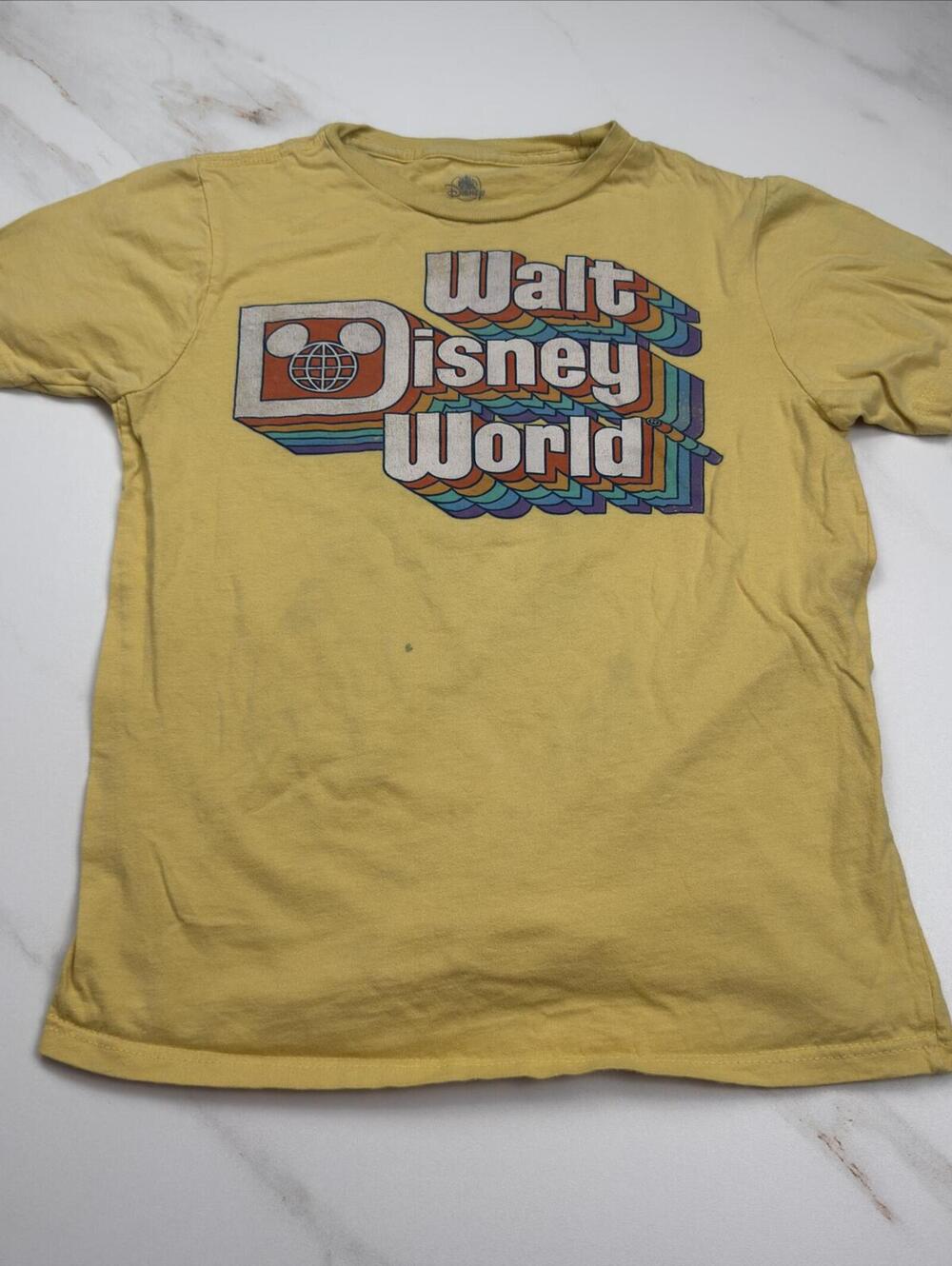 Walt Disney World Yellow TShirt - Boys XL